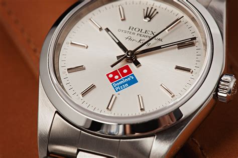 dominos rolex watch|domino's logo on dial.